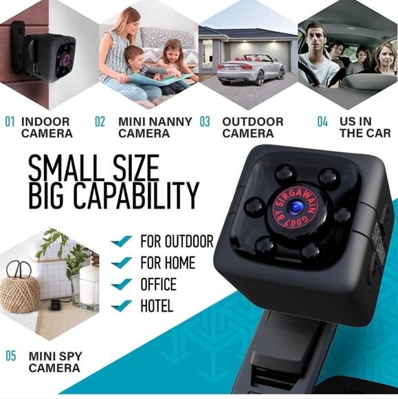 Mini Spy Camera 1080P Hidden Camera V2.0 - Picture 4 of 6